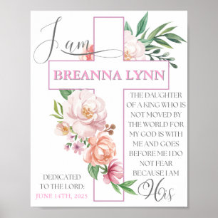 Baby Dedication Poster - Baby Girl