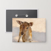 Baby Deer Button (Vorderseite/Rückseite)