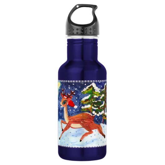 Baby Deer Edelstahlflasche (Vorderseite)