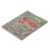 Baby Deer Fawn Art Journal Notizblock (Linke Seite)