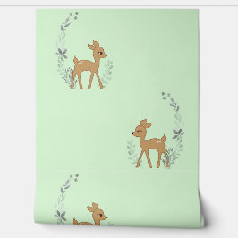 Baby Deer Fawn Design Tapete