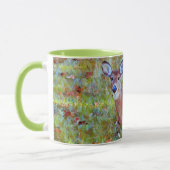 Baby Deer Fawn Rast in Meadow Art Tasse Cup (Links)