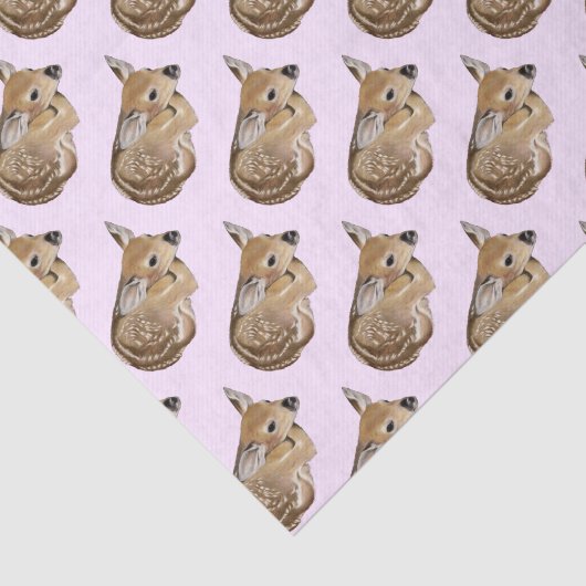 Baby Deer Fawn Seidenpapier (Ausschnitt)