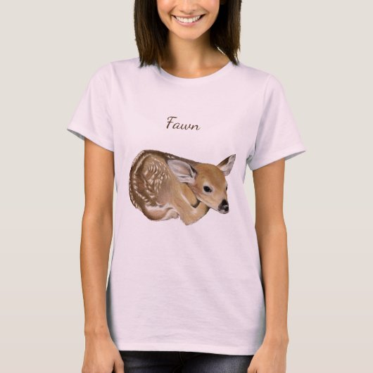 Baby Deer Fawn T-Shirt (Vorderseite)