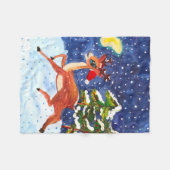 Baby Deer Fleecedecke (Vorderseite (Horizontal))