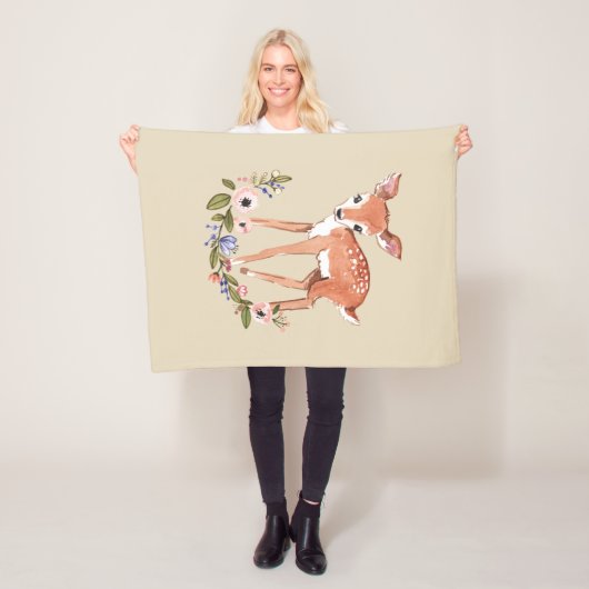 Baby Deer gemütliche Winterdecke Fleece (Beispiel)