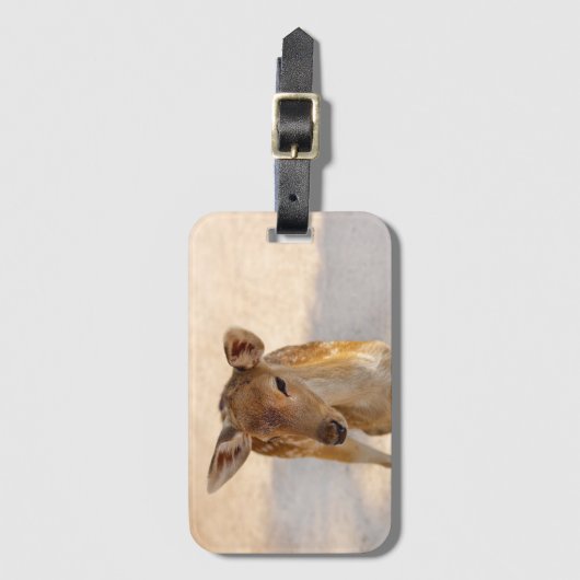Baby Deer Gepäckanhänger (Vorderseite Vertikal)