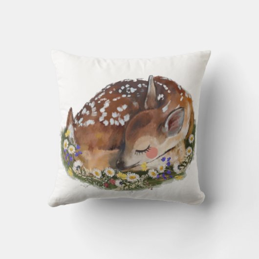 Baby Deer Girls Kissen (Rückseite)