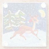 Baby Deer Glasuntersetzer (Rückseite)