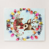 Baby Deer in einem Lichtschacht Puzzle (Horizontal)