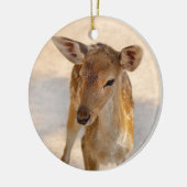 Baby Deer Keramik Ornament (Links)