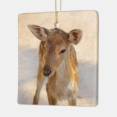 Baby Deer Keramikornament (Links)