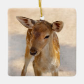 Baby Deer Keramikornament (Vorderseite)