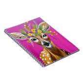 Baby Deer Notebook Notizblock (Rechte Seite)