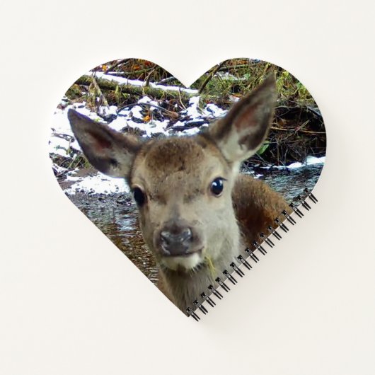 Baby Deer Notizblock (Rückseite)