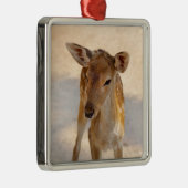 Baby Deer Ornament Aus Metall (Rechts)