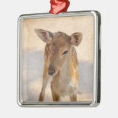 Baby Deer Ornament Aus Metall (Links)