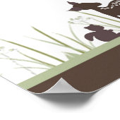 Baby Deer Personalisiert Poster (Ecke)