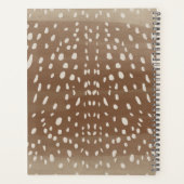 Baby Deer Spots Tierdruckmuster Planer (Rückseite)