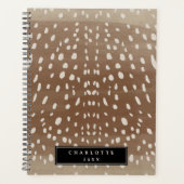 Baby Deer Spots Tierdruckmuster Planer (Vorderseite)