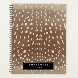 Baby Deer Spots Tierdruckmuster Planer