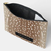 Baby Deer Spots Tierdruckmuster Zubehörtasche (Offen)