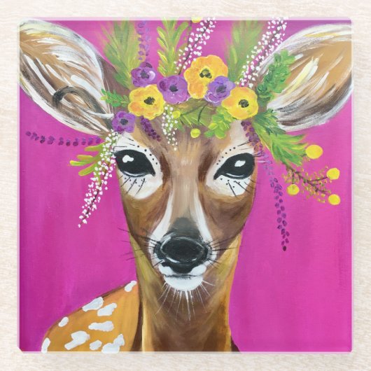 Baby Deer Untersetzer (Vorderseite)