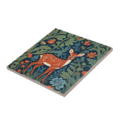 Baby Deer William Morris Stil Richtig gegenüber Fa Fliese (Seite)