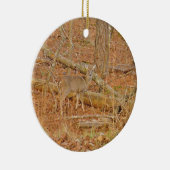 Baby Deer's Erster Winter Keramikornament (Rechts)