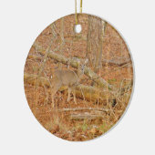 Baby Deer's Erster Winter Keramikornament (Links)
