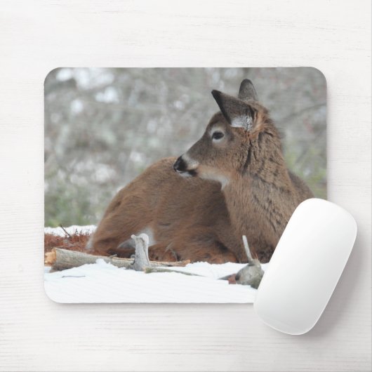 Baby Dei im Wintercoat Mousepad (Mit Mouse)