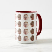 Baby Deine Hunde Dein Husband's Face Funny Gift Id Tasse (VorderseiteRechts)