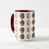 Baby Deine Hunde Dein Husband's Face Funny Gift Id Tasse (Vorderseite Links)