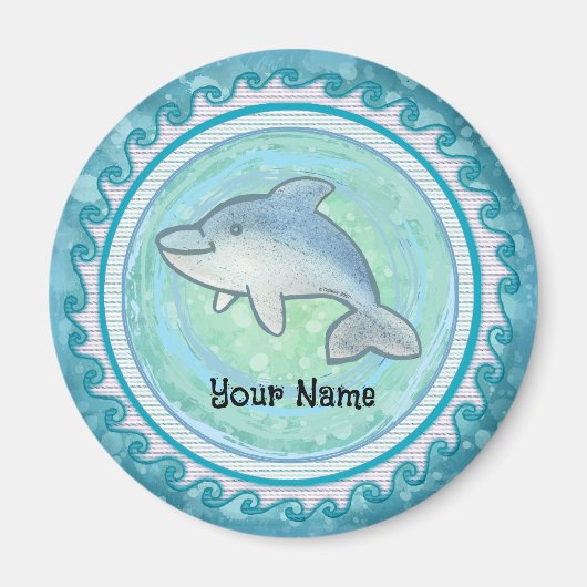 Baby-Delfin Magnet (Vorne)