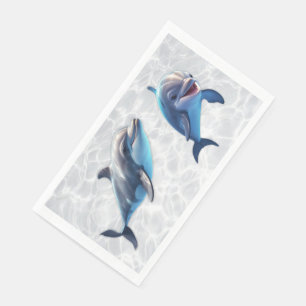 Baby-Delfin-Papier-Tücher Serviette