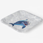 Baby-Delfin-Platte Pappteller (Gewinkelt)