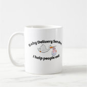 Baby Delivery Service I help people out | midwife Kaffeetasse (Links)