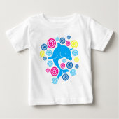 Baby-Delphin Baby T-shirt (Vorderseite)