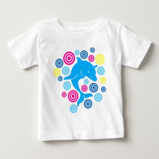 Baby-Delphin Baby T-shirt (Vorderseite)