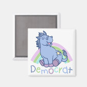 Baby Democrat Donkey Magnet (Vorderseite/Rückseite)