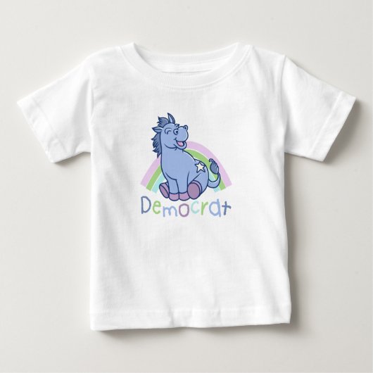 Baby-Demokrat-Esel Baby T-shirt (Vorderseite)
