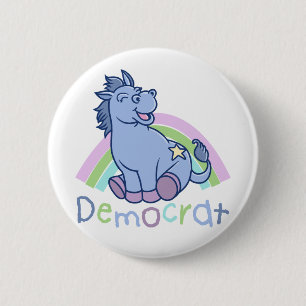 Baby-Demokrat-Esel Button