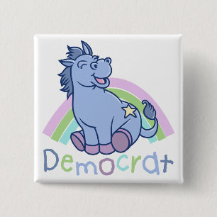 Baby-Demokrat-Esel Button