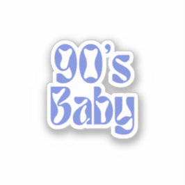Baby der 90er aufkleber