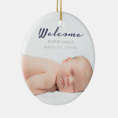 Baby der Baby-Verzierungs-| Keramik Ornament (Rechts)