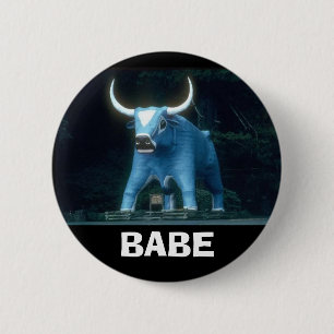 Baby der blaue Ochse Button