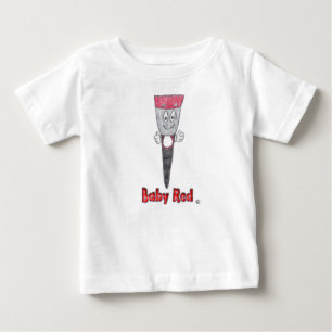 Baby-der Malerpinsel-T - Shirt der roten