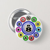 Baby des Bingo-B8 Button (Vorne & Hinten)