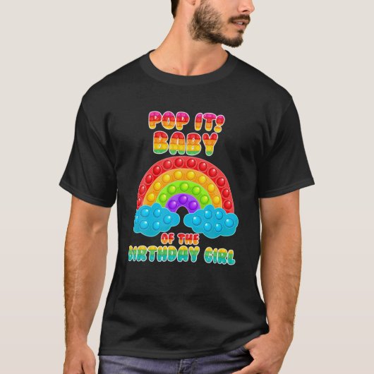 Baby des Geburtstagskinder Rainbow T-Shirt (Vorderseite)