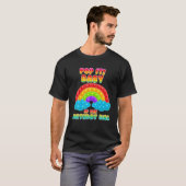 Baby des Geburtstagskinder Rainbow T-Shirt (Vorne ganz)